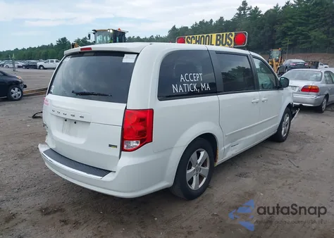 2013 Dodge Grand Caravan Se from USA, damaged, VIN 2C4RDGBG0DR780799